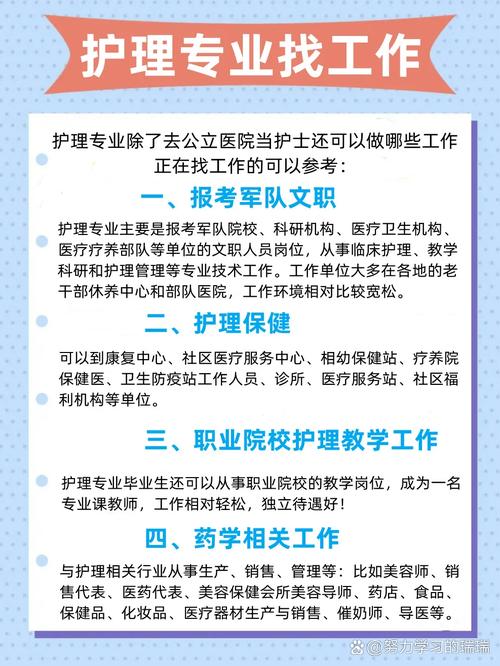 护理学专业方向,护理学专业就业方向-第4张图片-职教招生网 护理学专业方向,护理学专业就业方向-第4张图片-职教招生网