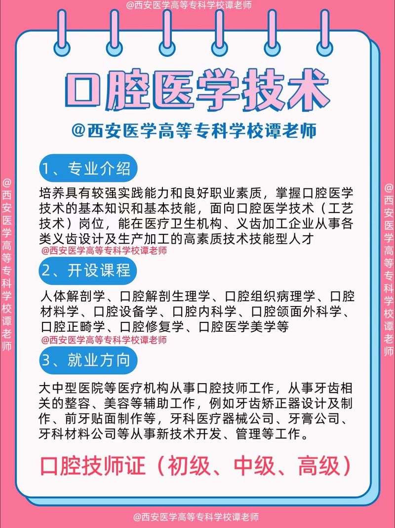 口腔医学都包括哪些专业，口腔医学专业科目有哪些-第1张图片-职教招生网