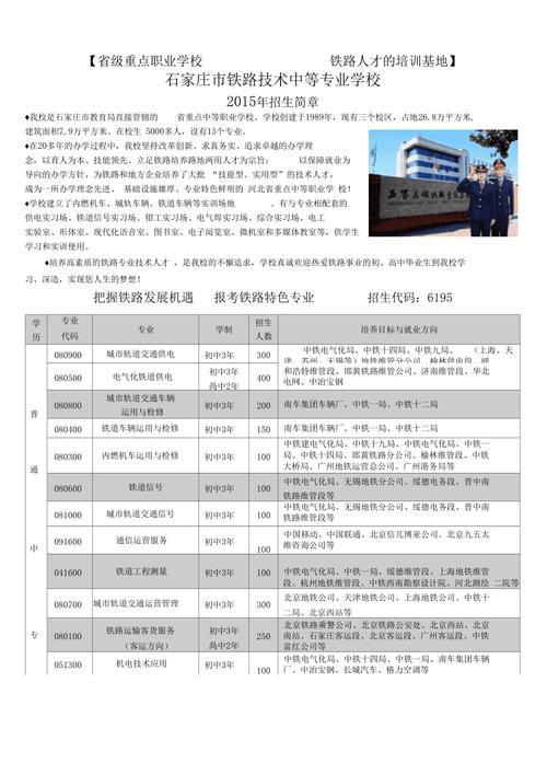 内江铁路机械学校招生-内江铁路机械学校2019年招生简章？-第3张图片-职教招生网