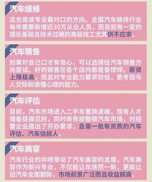 汽车维修专业的大专,汽车维修专业大专毕业后能干嘛-第3张图片-职教招生网 汽车维修专业的大专,汽车维修专业大专毕业后能干嘛-第3张图片-职教招生网